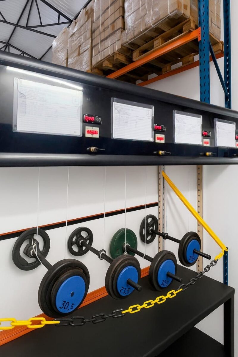 Area de testes de Ciclos Emteco. Foto da área de testes Emteco - Ciclo de motores