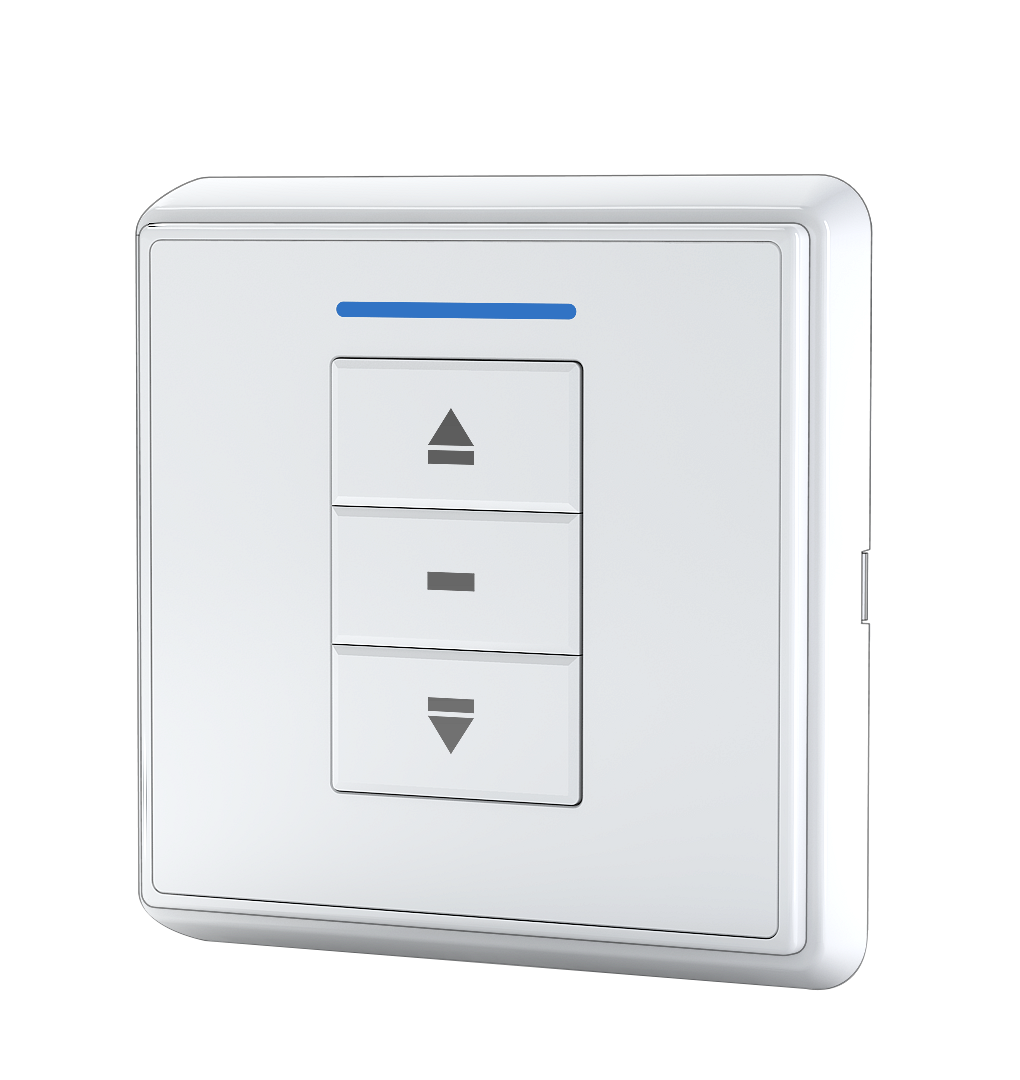 Controle de Parede 1 Canal Branco Emteco