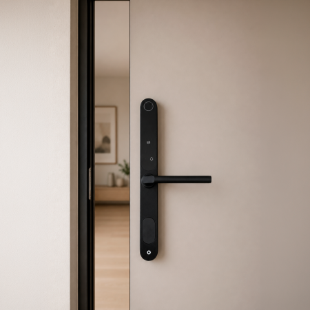FECHADURA PORTO SLIM II - MAÇANETA AMBIENTADO1